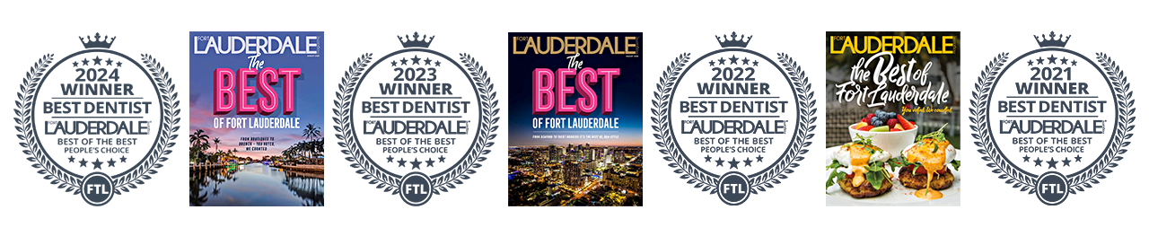 FTL Magazine Best Dentist Winner Badges 2024